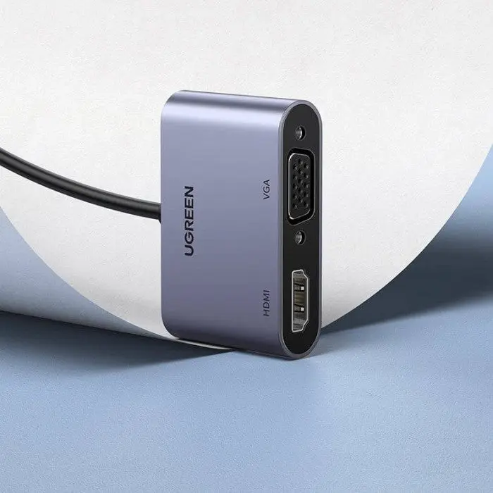 UGREEN USB 3.0 to HDMI VGA Adapter 15cm Aluminum Multiport Converter 1080P HD Video Laptop PC Monitor Projector 20518 - Image 6