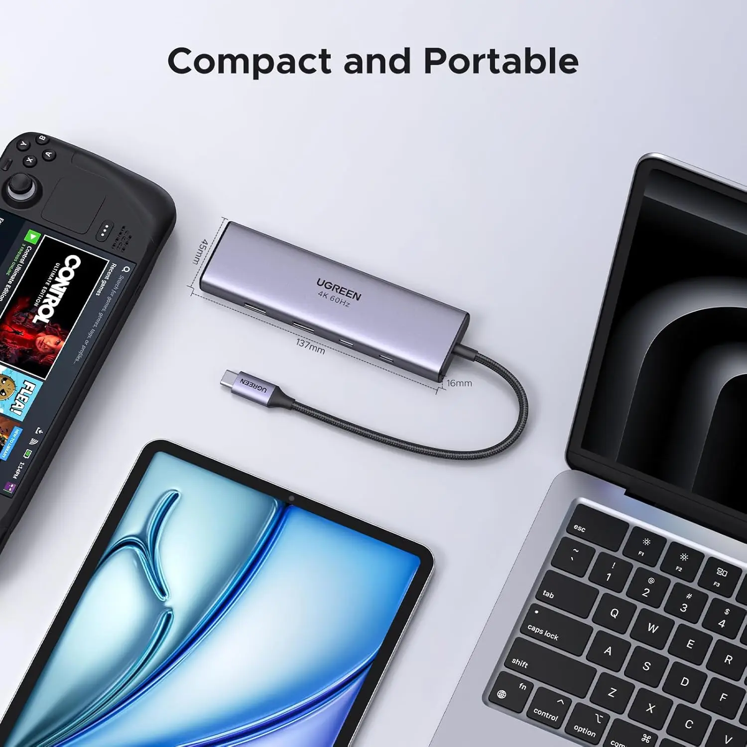 UGREEN 9-in-1 USB C Multi-function Dock 4K 60Hz HDMI 5Gbps USB-C USB-A Data Port Hub Docking Station Laptop MacBook (15375) - Image 4