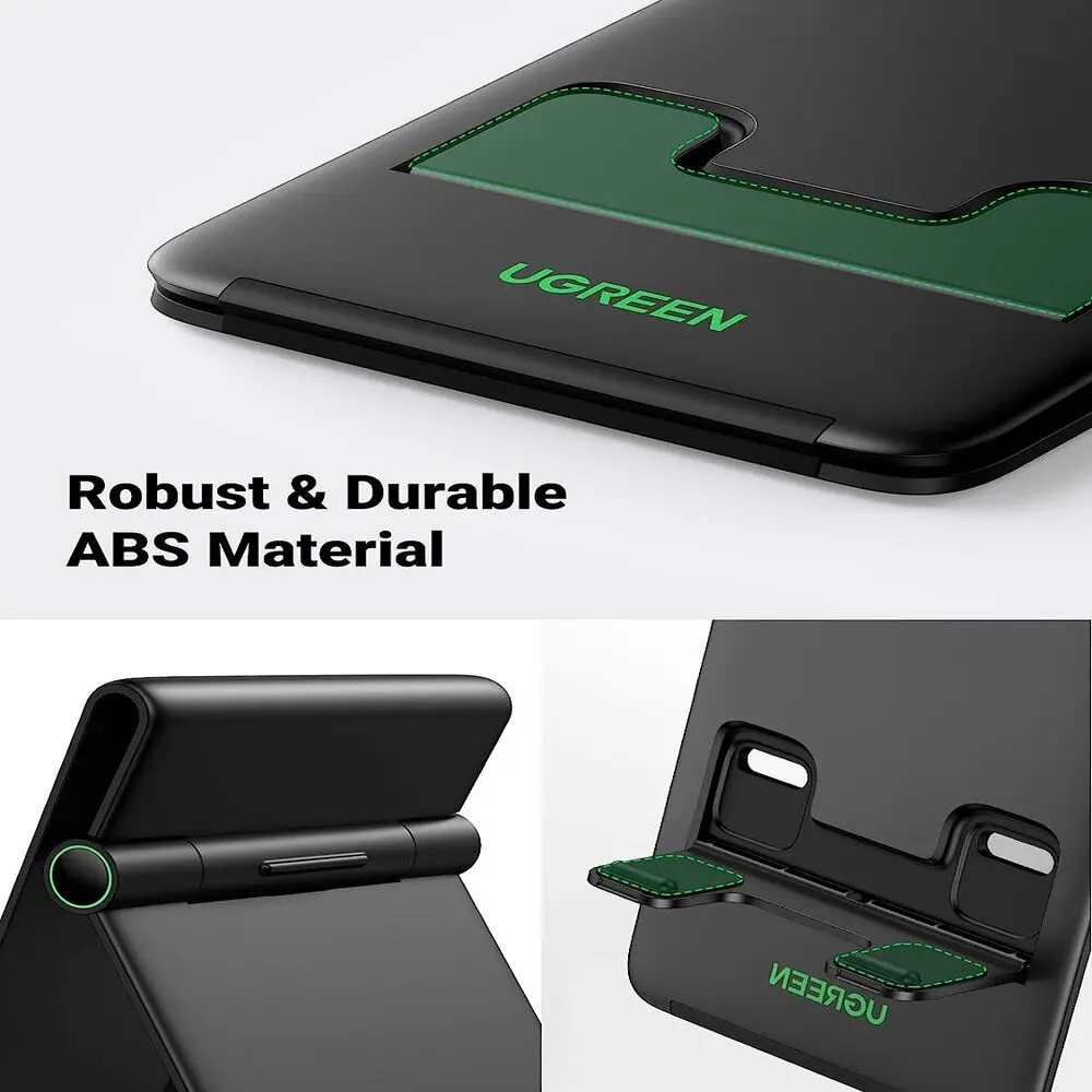 UGREEN Height Adjustable Foldable Desk Tablet Stand iPad Pro Mini Air iPhone 14 13 Pro Max Galaxy Tab S7 S6 Switch (20439) - Image 4