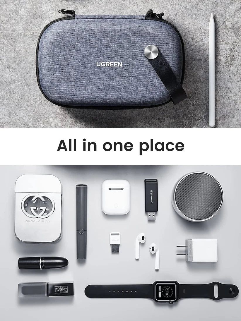 UGREEN Universal Electronic Accessories Travel Case | Cable Organizer, Portable Carrying Pouch (50903) - Image 3