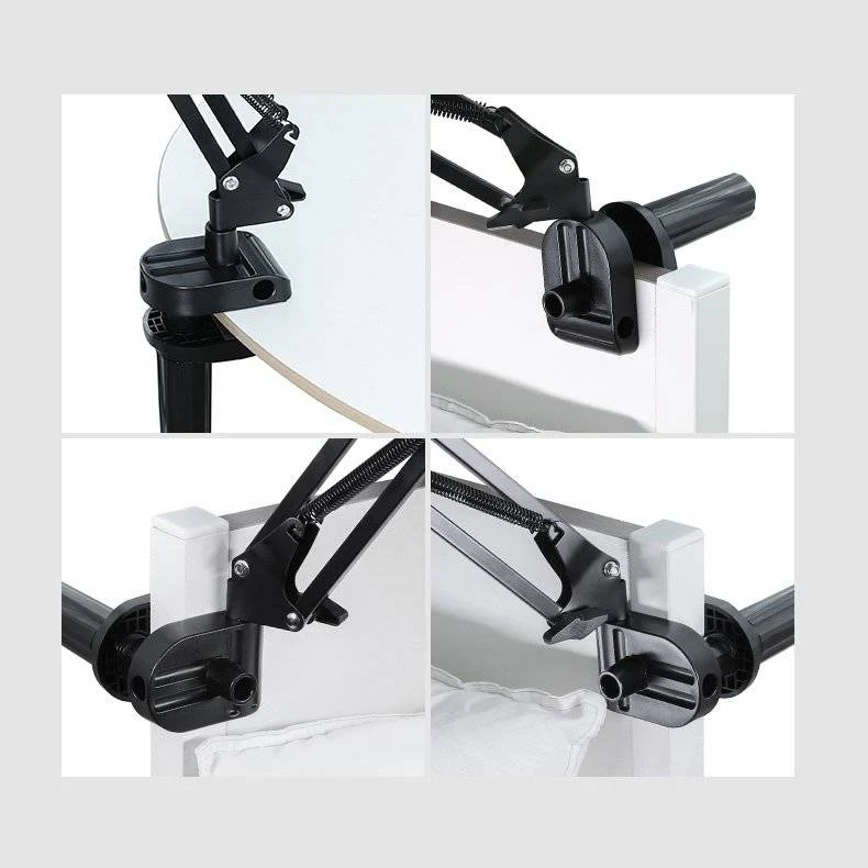 UGREEN Universal Tablet & Phone Holder 360° Rotating with Folding Long Arm – Adjustable 180° Arms, Desk & Bed Clamp (Fits 4"–12.9") (50394) - Image 15